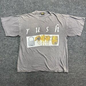 Vintage 1993 Rush Lock Stock Barrel Black Tee